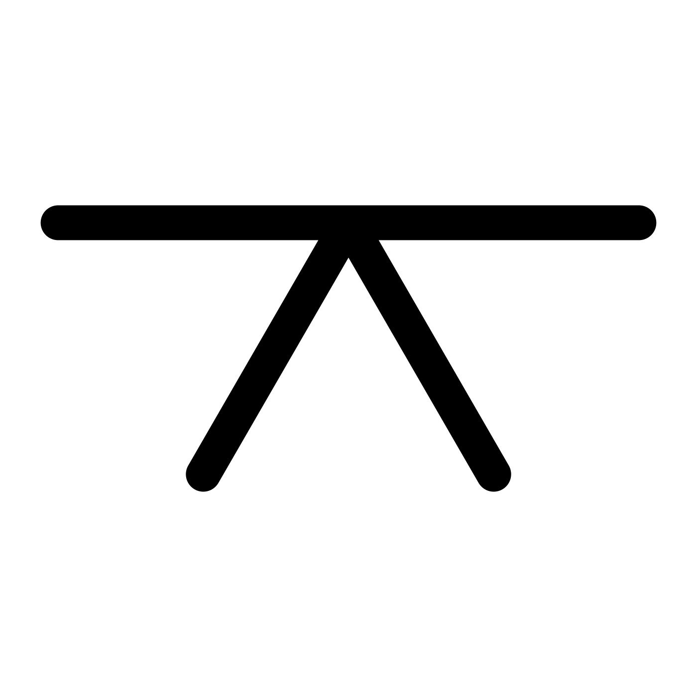 The astrological glyph for the quincunx aspect: two overlapping black circles on a plain white background.